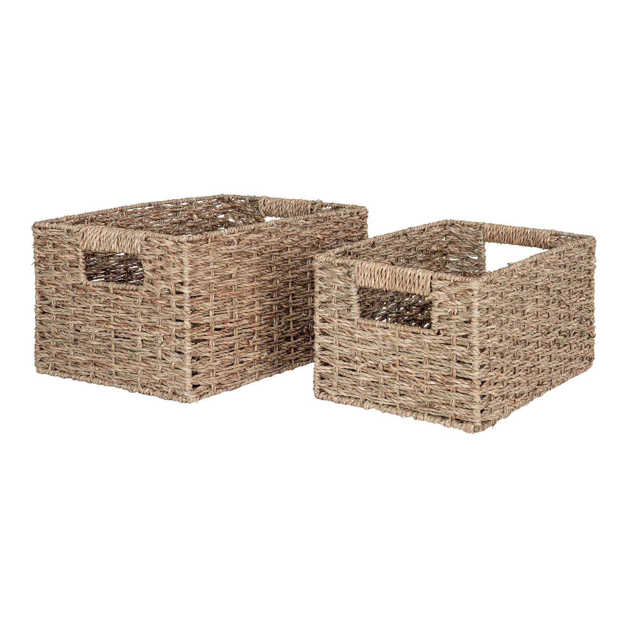 Korbset Venoso Hellbraun 2-Teilig - Hellbraun, Design, Holz (30/20/16cm)