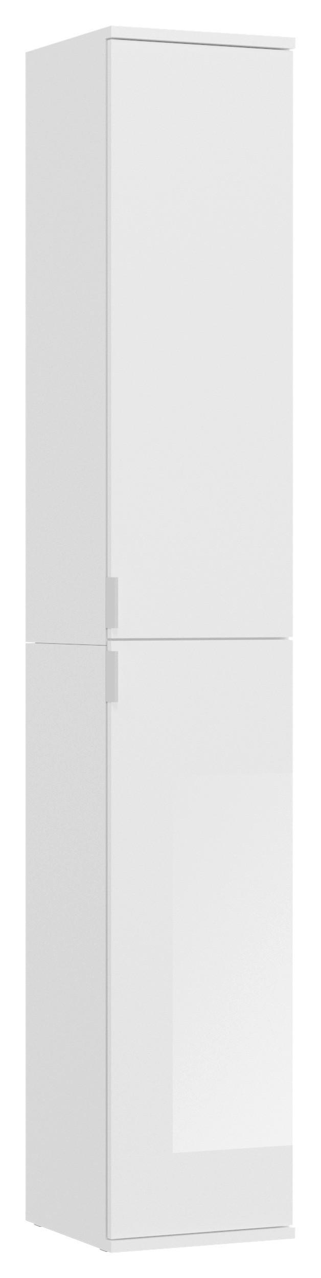 VIACÚČELOVÁ SKRIŇA PROJEKT X - čierna/biela, Modern, kov/kompozitné drevo (32,5/193/37cm) - MID.YOU