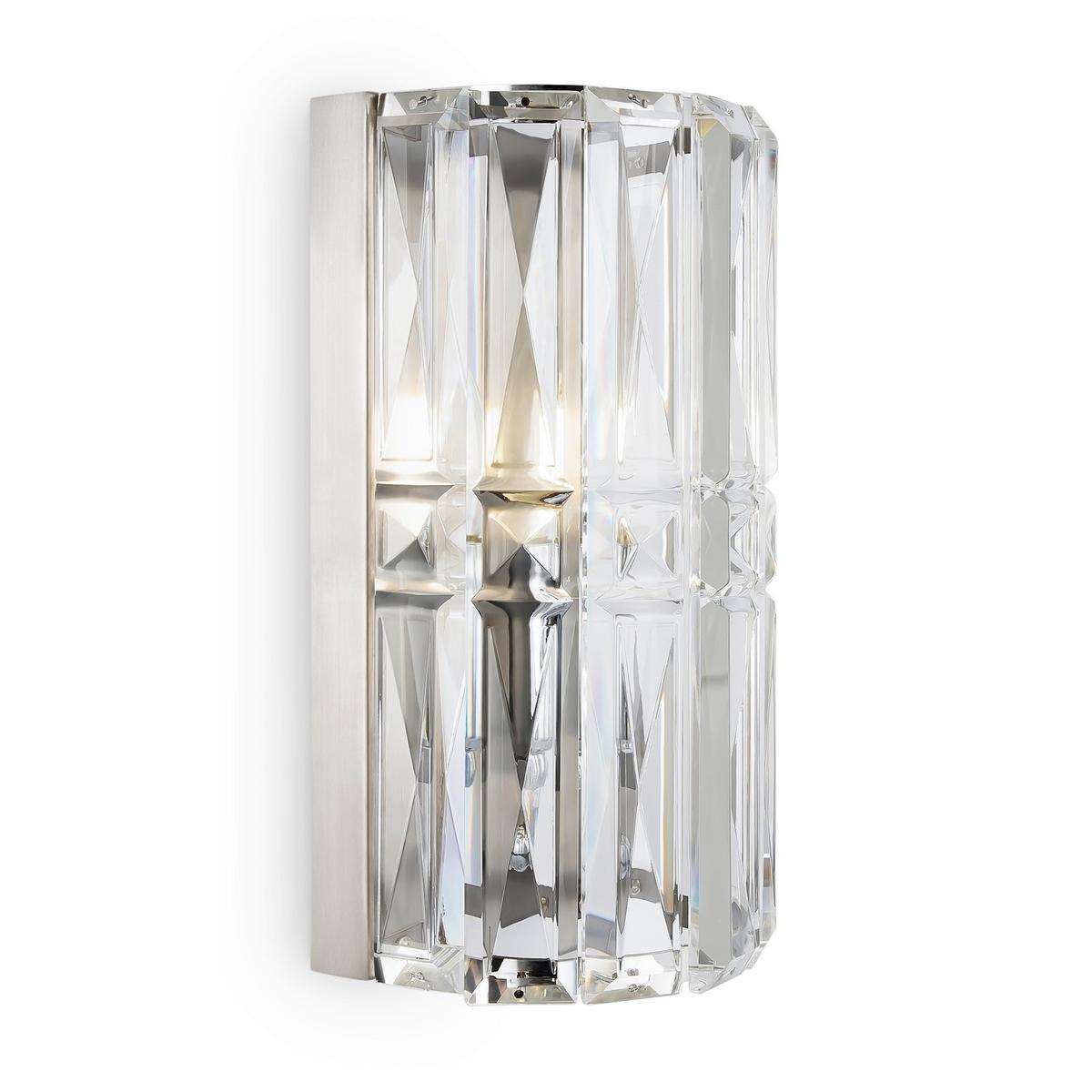 Wandleuchte Facet - Chromfarben, Trend, Glas/Metall (13/10/20cm) - MAYTONI