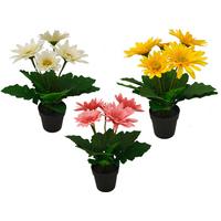 Dekoblume Anita - Elfenbein/Pink, KONVENTIONELL, Kunststoff (10/30cm) - Luca Bessoni