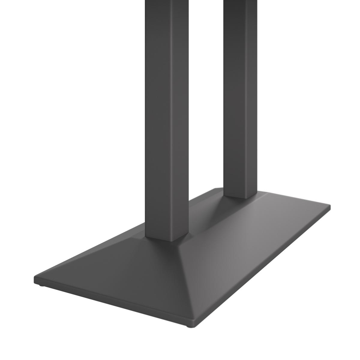 Loungegarnitur 4-tlg Medan Metall/kunststoff Mit Kissen - Anthrazit, MODERN, Textil/Metall (193/175cm) - Beldano