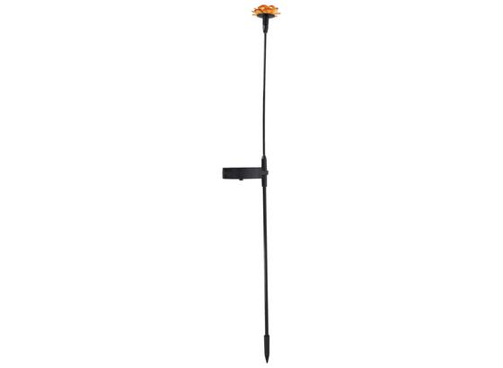 Solarleuchte Flower Stick - Schwarz, MODERN, Kunststoff (8,8/64,5/5cm) - Grundig Solarleuchte Flower Stick - Schwarz, MODERN, Kunststoff (8,8/64,5/5cm) - Grundig