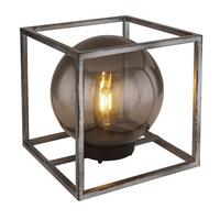 Solarleuchte 33814 - Schwarz/Grau, Design, Kunststoff/Metall (23/23/23cm) - Globo