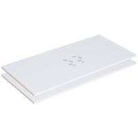 Einlegebodenset Basit - Weiß, KONVENTIONELL, Holzwerkstoff (95/1,6/45cm)