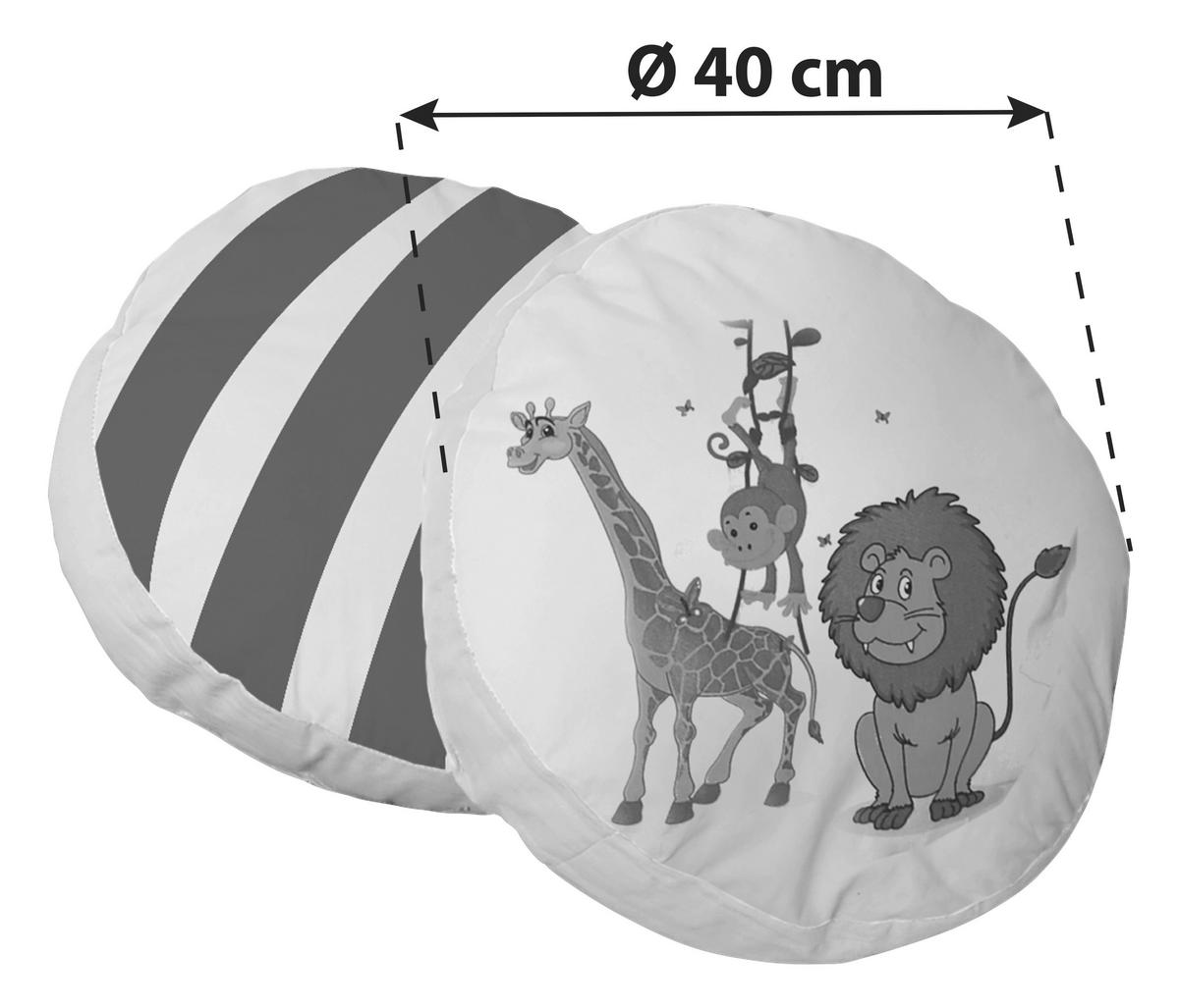 Zierkissen 40x40 Cm Baumwolle Multicolor - Multicolor, KONVENTIONELL, Textil (40/40cm) - MID.YOU