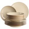 Tafelservice Ossia Keramik 6personen Geschirr Set Sand - Sandfarben, Basics, Keramik - Mäser