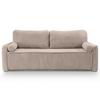 Schlafsofa Grubs Greige B: 225cm - Greige/Schwarz, Basics, Holz/Textil (225/96/93cm) - MID.YOU
