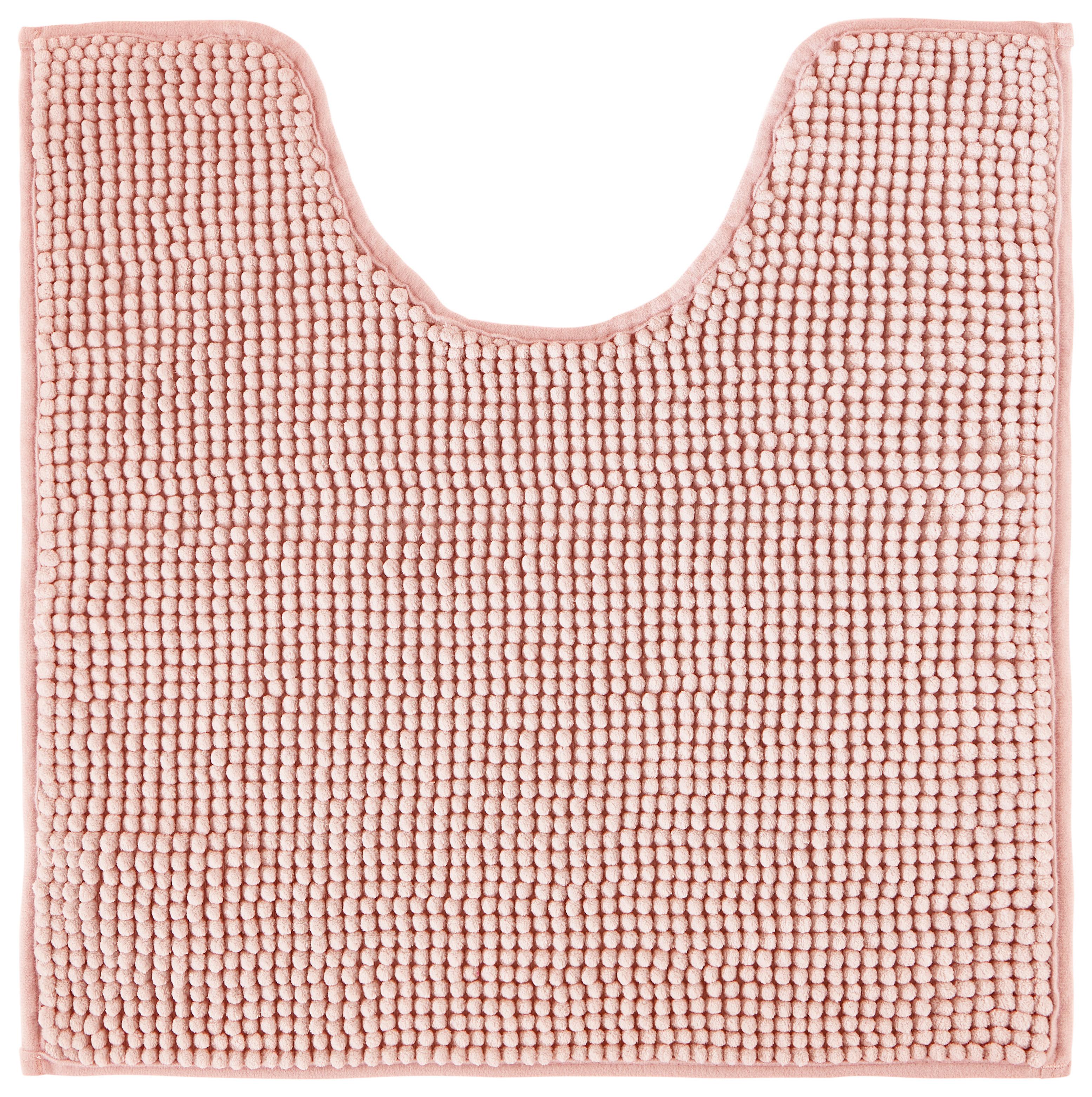 WC PŘEDLOŽKA Nelly, 50/50cm, růžová - růžová, textil (50/50cm) - Modern Living