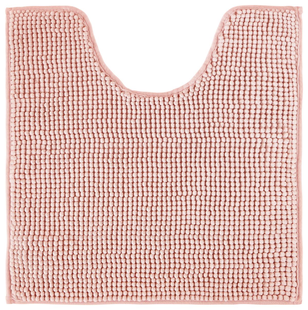 WC PREDLOŽKA Nelly, 50/50cm, ružová - ružová, textil (50/50cm) - Modern Living