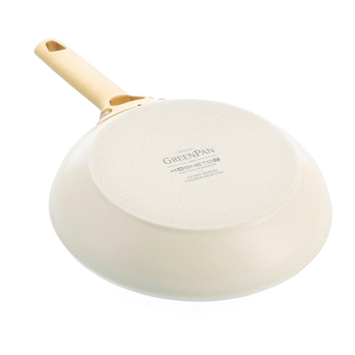 Pfannenset Padova Reserve Creme/Goldfarben D: 20/26 cm - Goldfarben/Creme, Basics, Metall (20 & 26cm) - GreenPan