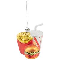 Christbaumkugel Fast Food - Multicolor, LIFESTYLE (7/30/27cm) - Luca Bessoni