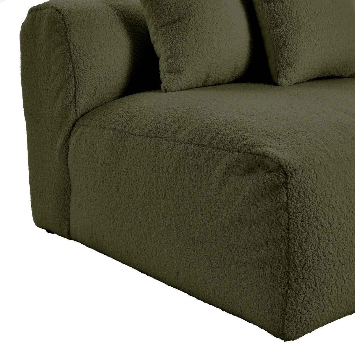 Ecksofa Bloom Olivgrün - Olivgrün, Trend, Textil (315/300cm) - Livetastic