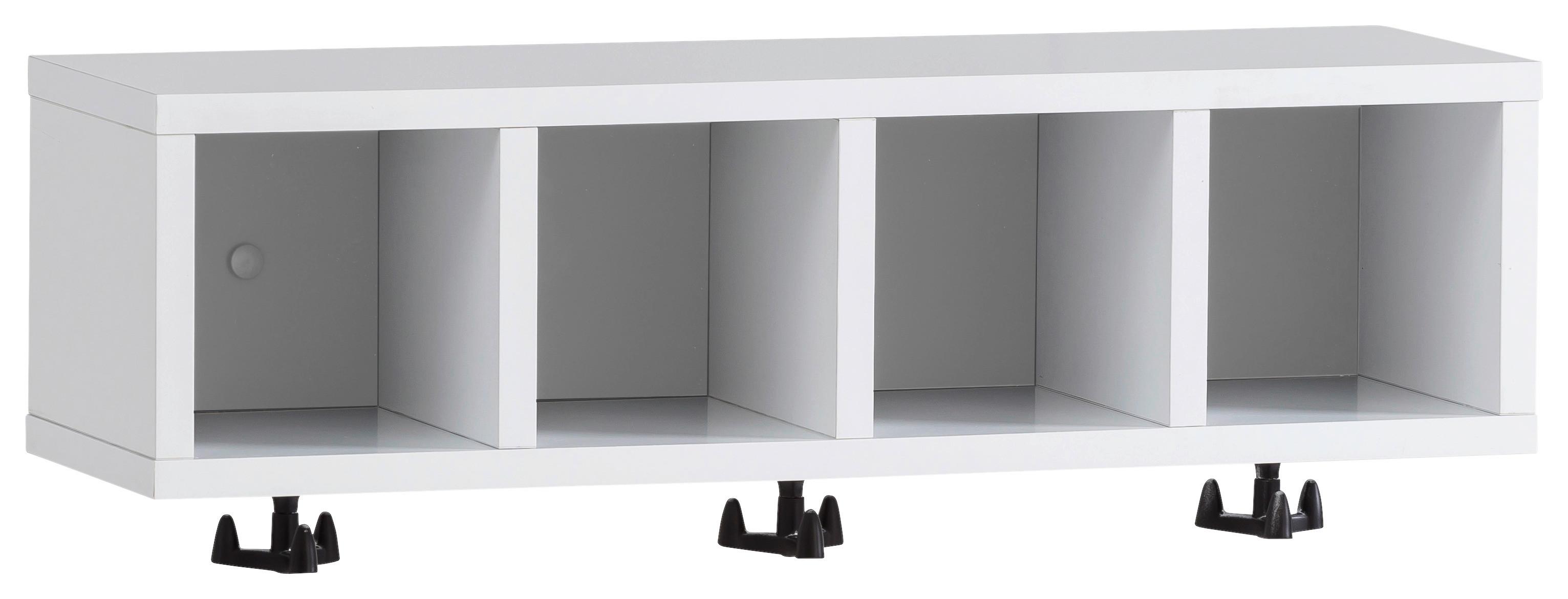 Wandregal Balto - Weiß, MODERN, Holzwerkstoff (60/200/17,6cm) - MID.YOU