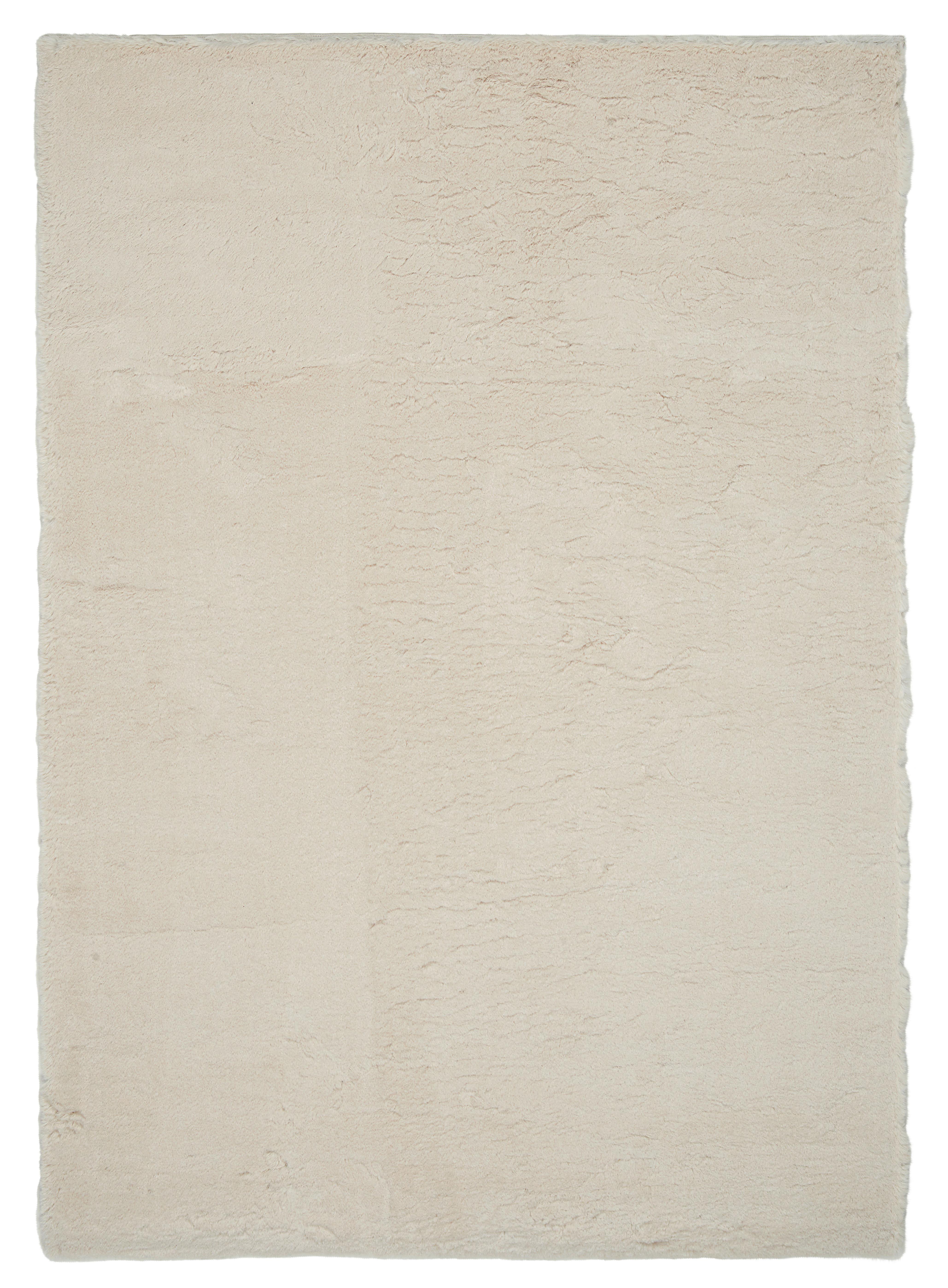 TKANÝ KOBEREC Fuzzy 1, 80/150cm, krémová - krémová, Moderní, textil (80/150cm) - Mömax