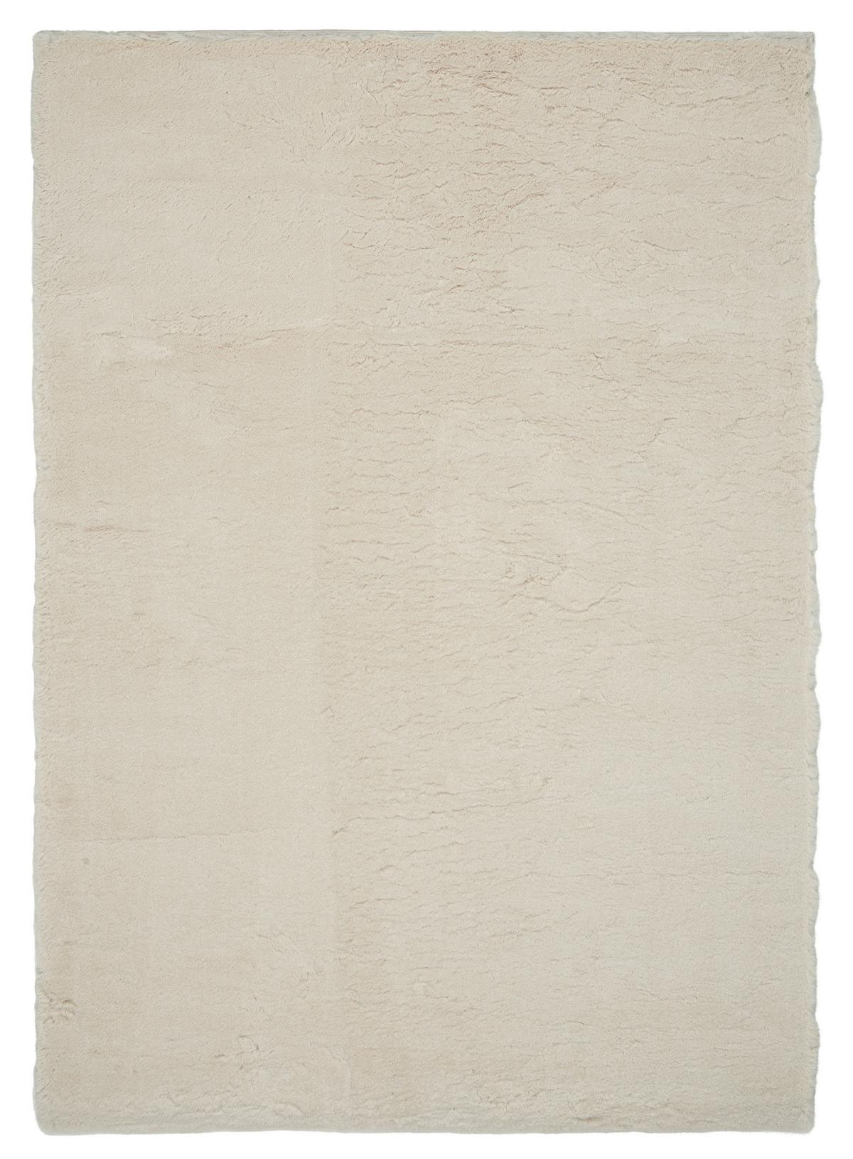 TKANÝ KOBEREC Fuzzy 1, 80/150cm, krémová - krémová, Moderní, textil (80/150cm) - Mömax