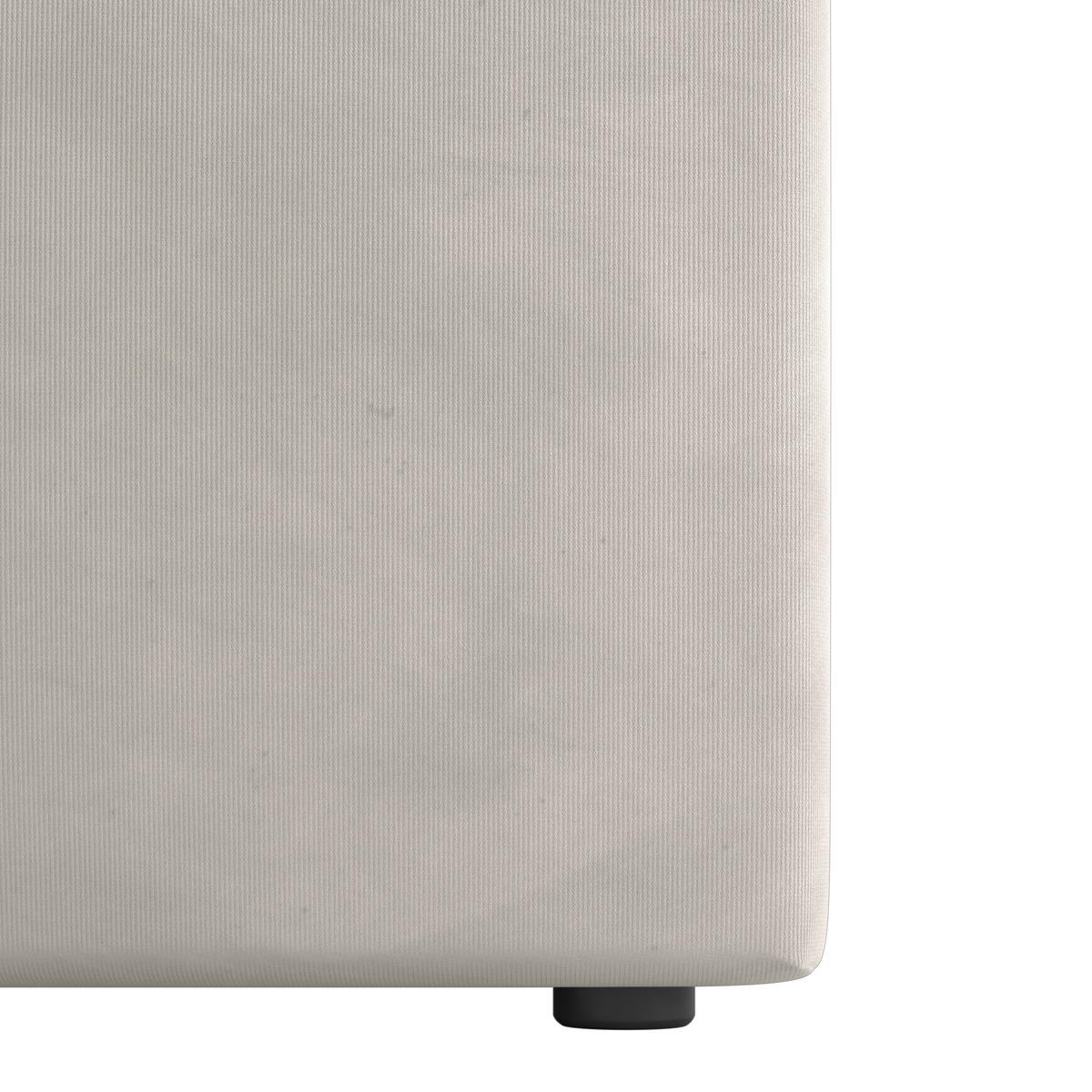 Boxspringbett mit Bettkasten Bologna 180x200 cm Creme - Hellgrau/Creme, MODERN, Holzwerkstoff/Kunststoff (180/200cm) - MID.YOU