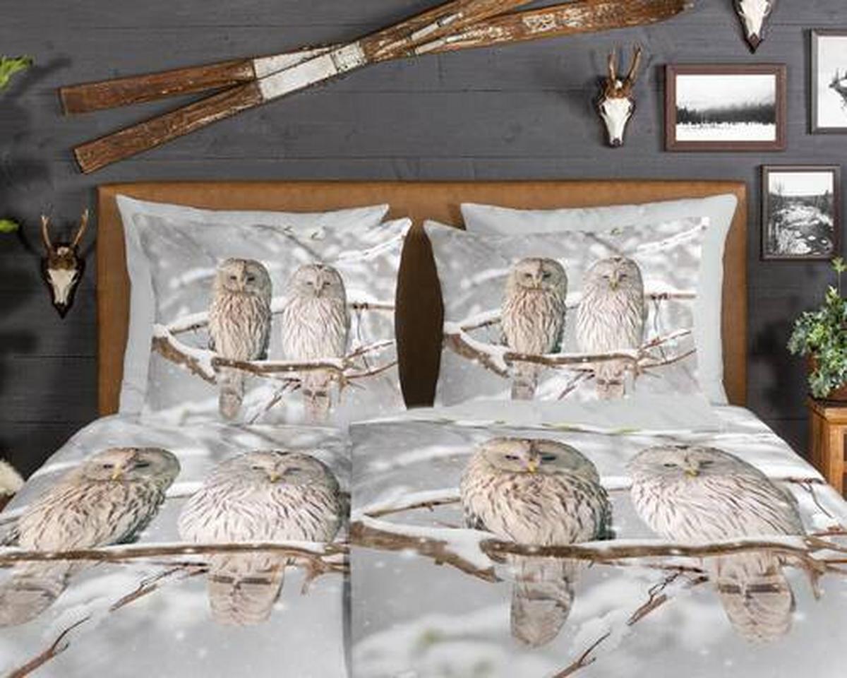 Wendebettwäsche Febe Grau 155x220 cm - Hellgrau/Grau, Natur, Textil (155/220cm)