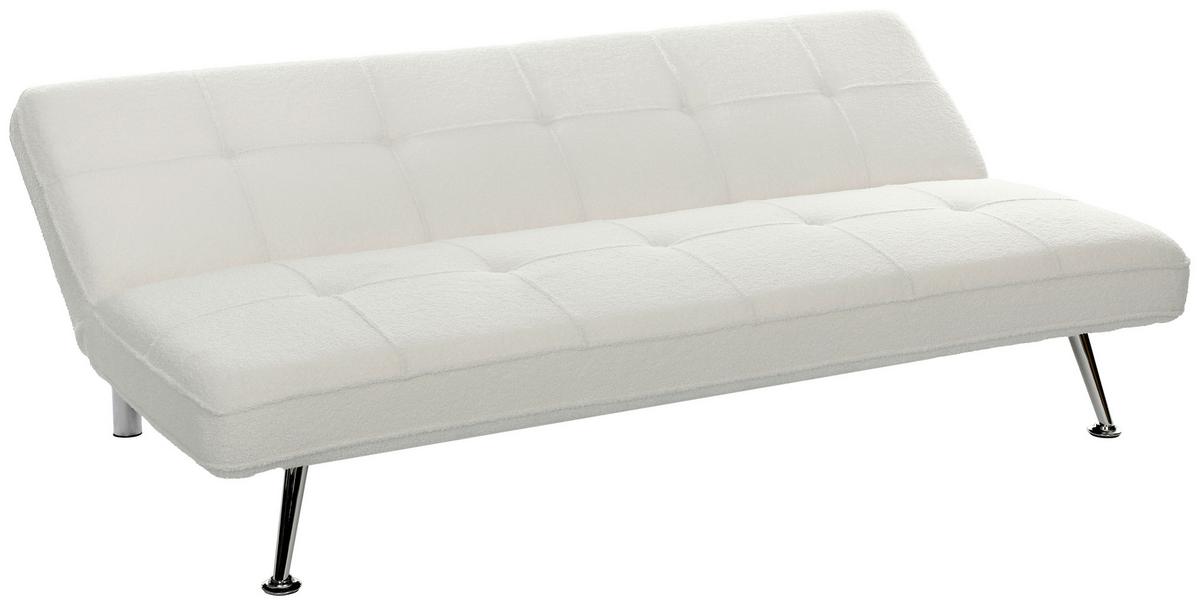 Kanapéágy Billund - fehér, Basics, textil/fa (179/75/90cm) - Livetastic