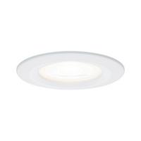 Deckenleuchte 3er-Set Ø 7,8 cm 1-Flammig, dimmbar - Alufarben/Weiß, Basics, Metall (7,8cm) - Paulmann