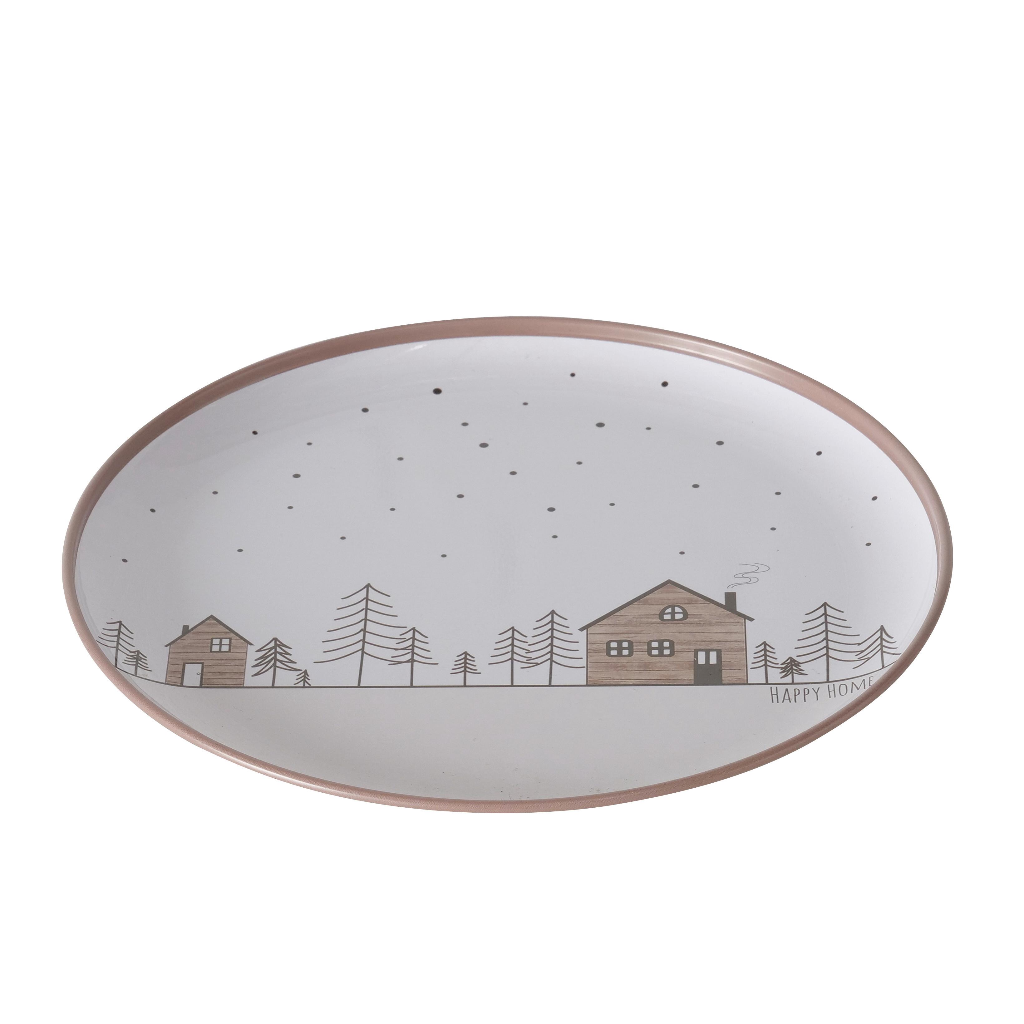 DEKORAČNÍ TALÍŘ HOMEWOOD I -PAZ- - Romantický / Rustikální, kov (20cm) - Modern Living