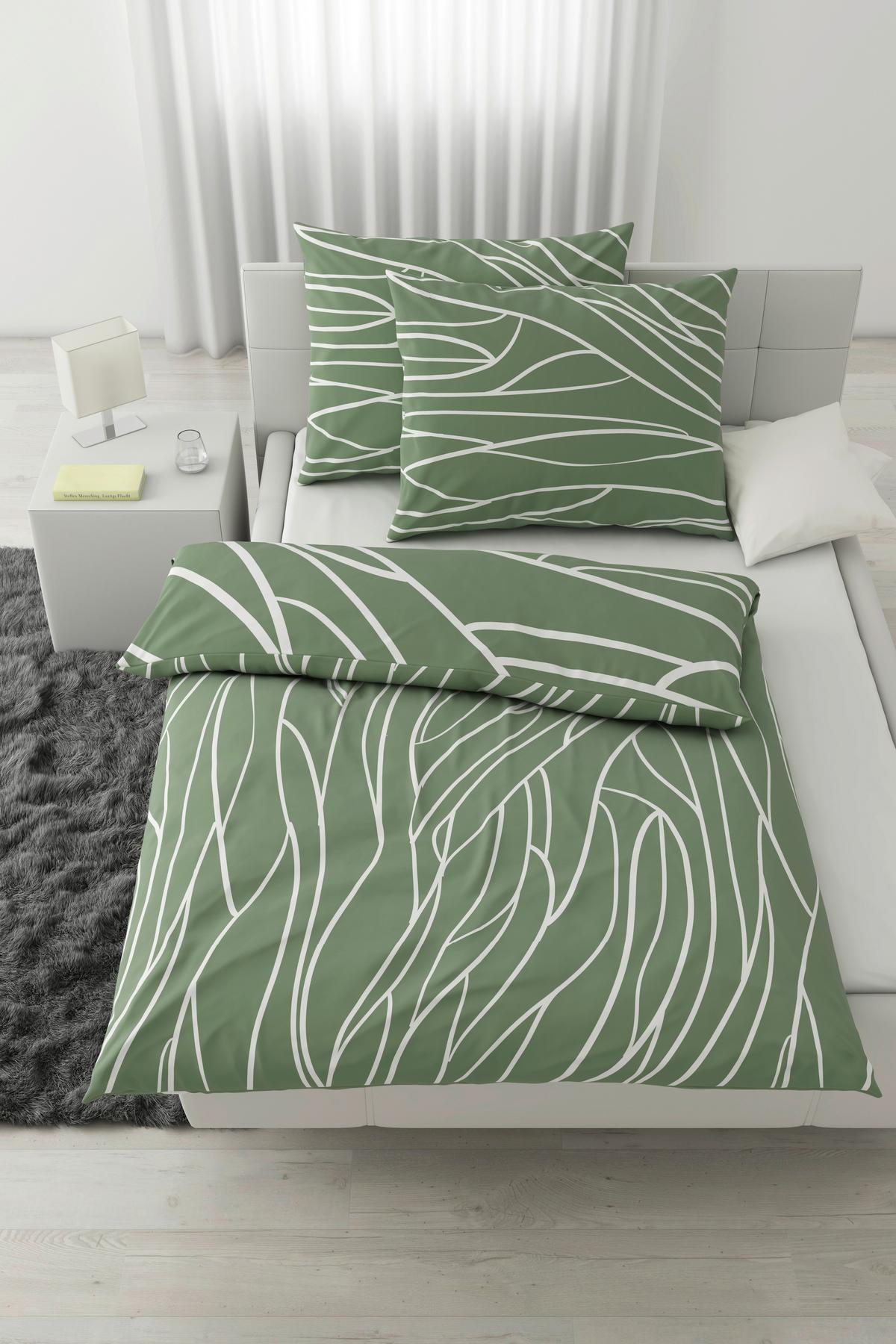 POVLEČENÍ JULIANE XXL - zelená, Konvenční, textil (200/220cm) - Mömax