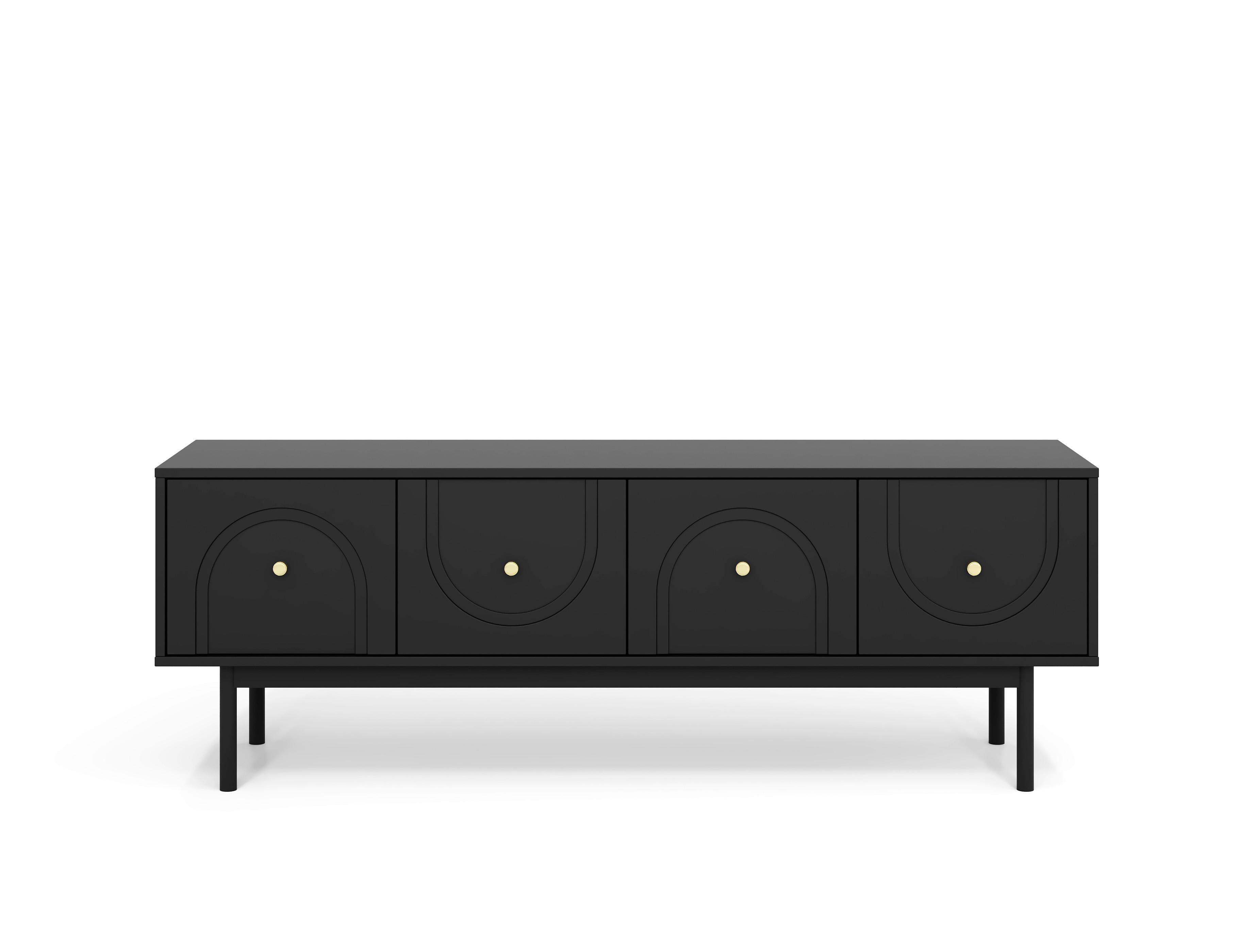 Lowboard Mazoma Schwarz B: 154cm