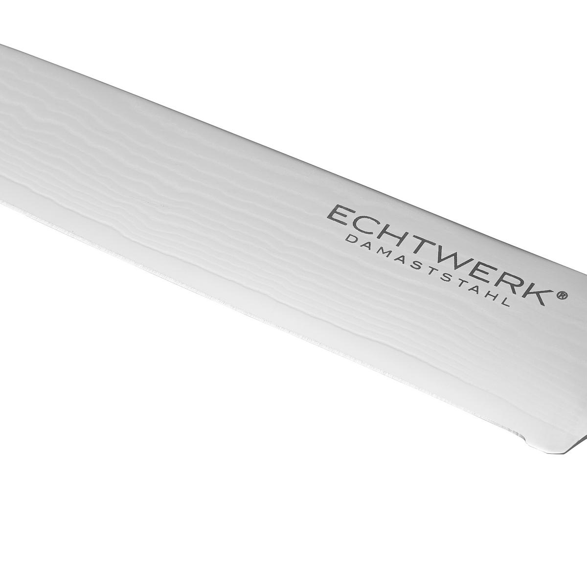 Schälmesser Echtwerk Damaszener - Edelstahlfarben, MODERN, Metall (20,9cm) - Echtwerk