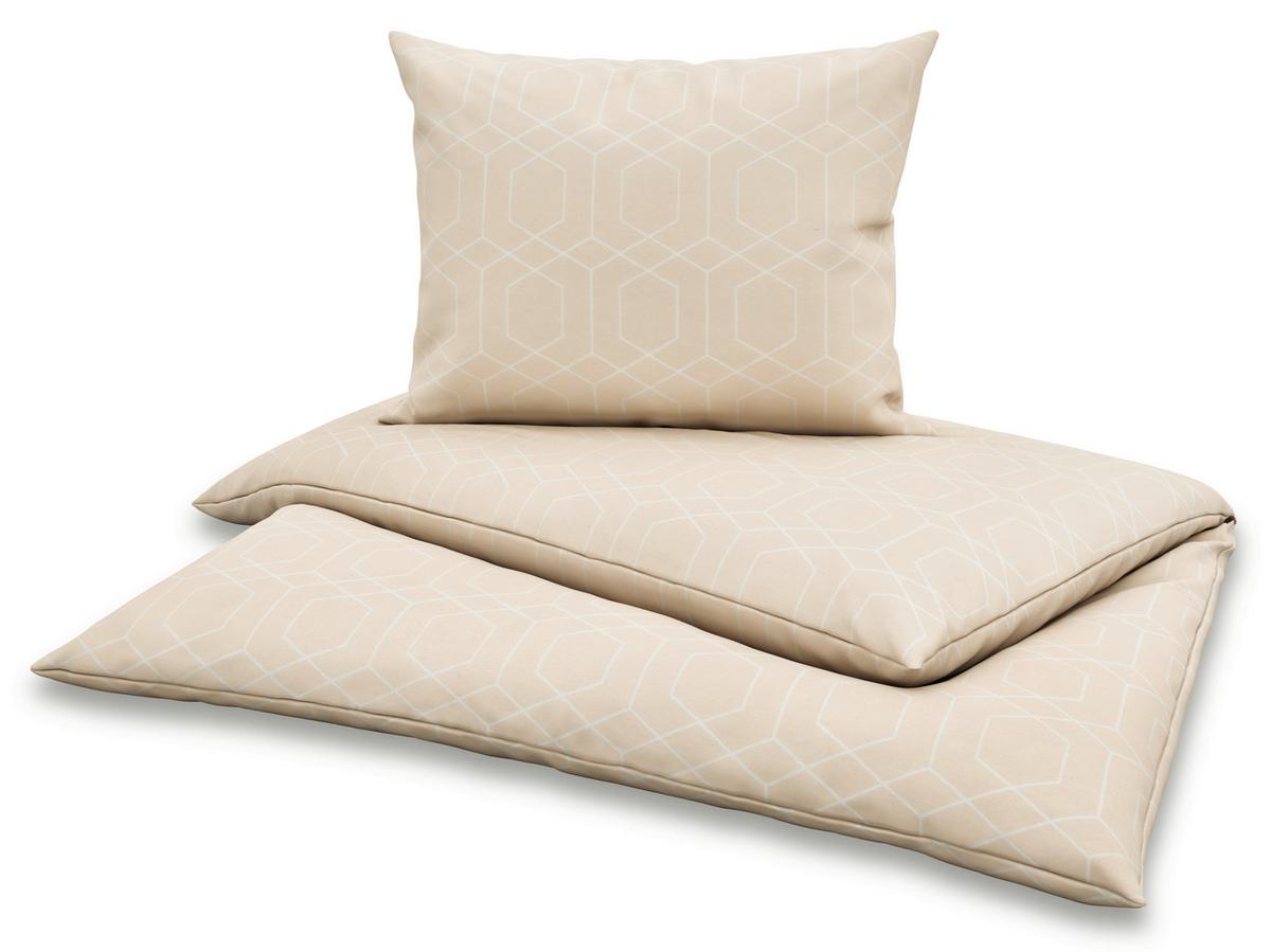Bettwäsche Alexia - Beige, MODERN, Textil - Luca Bessoni