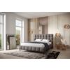 Polsterbett Magic Schlammfarben 180x200 cm - Schlammfarben/Schwarz, MODERN, Holz/Holzwerkstoff (180/200cm) - MID.YOU