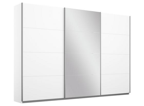 Schwebetürenschrank Belluno B:271cm Weiß Dekor/ Spiegel - Weiß, MODERN, Holzwerkstoff (271/210/62cm) Schwebetürenschrank Belluno B:271cm Weiß Dekor/ Spiegel - Weiß, MODERN, Holzwerkstoff (271/210/62cm)