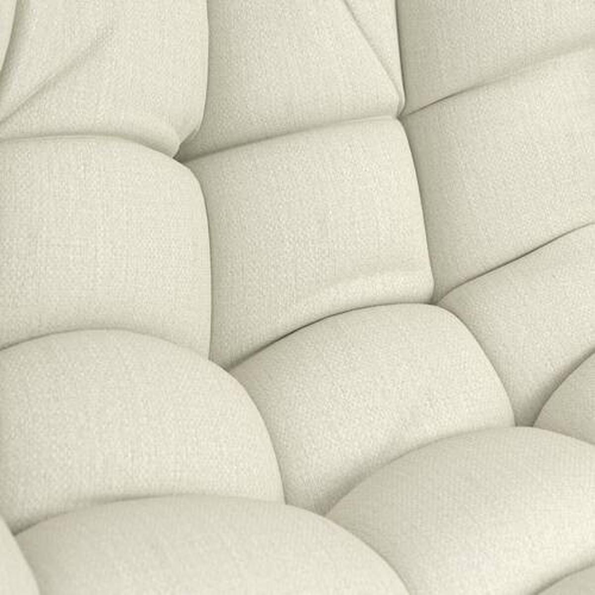 ZÁVESNÉ KRESLO NANCY - krémová/tmavosivá, Modern, kov/textil (105/196/120cm) - Bessagi Garden