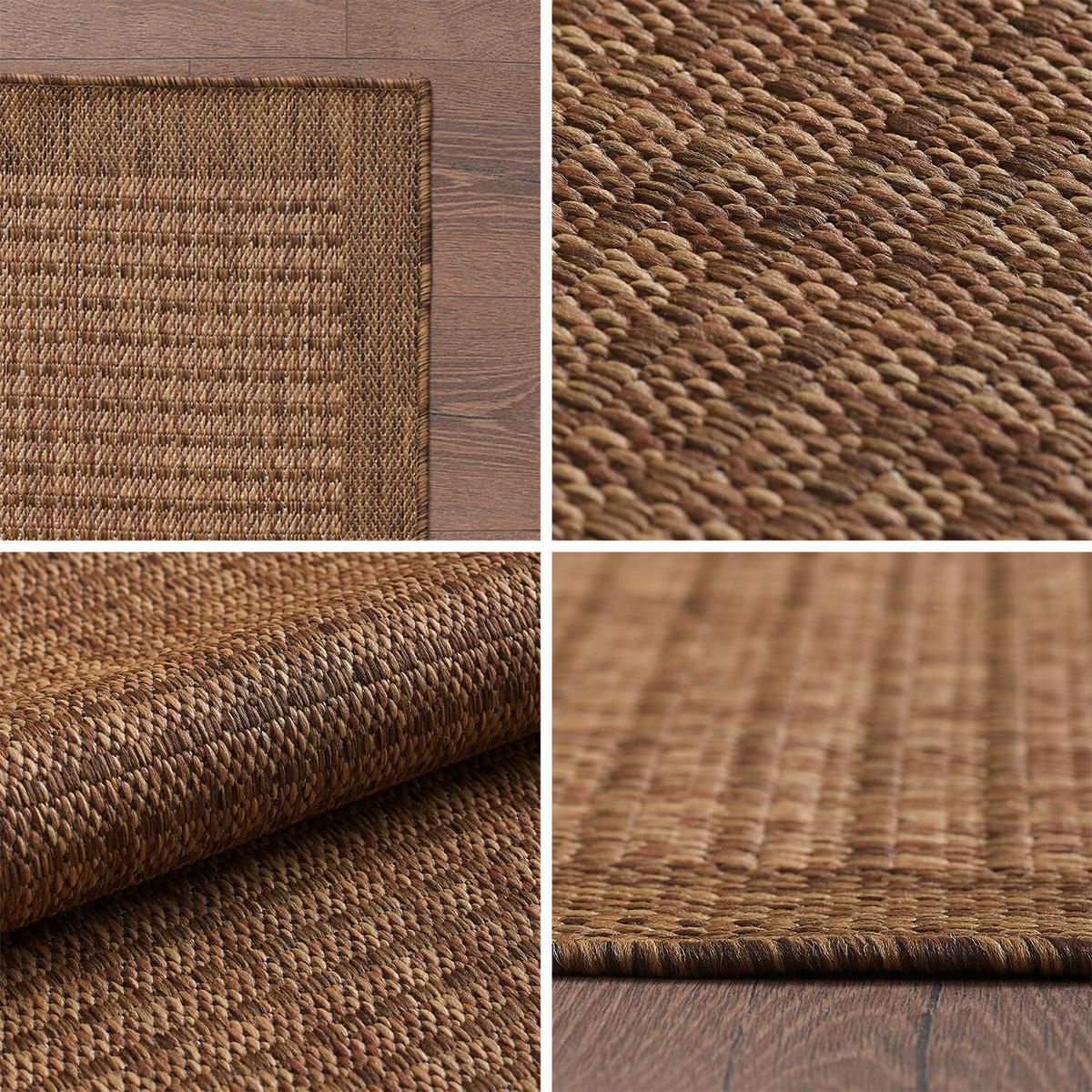 Outdoor-Teppich Giza Braun 120x170 cm, In- & Outdoor - Braun, Basics, Textil (120/170cm) - Novel
