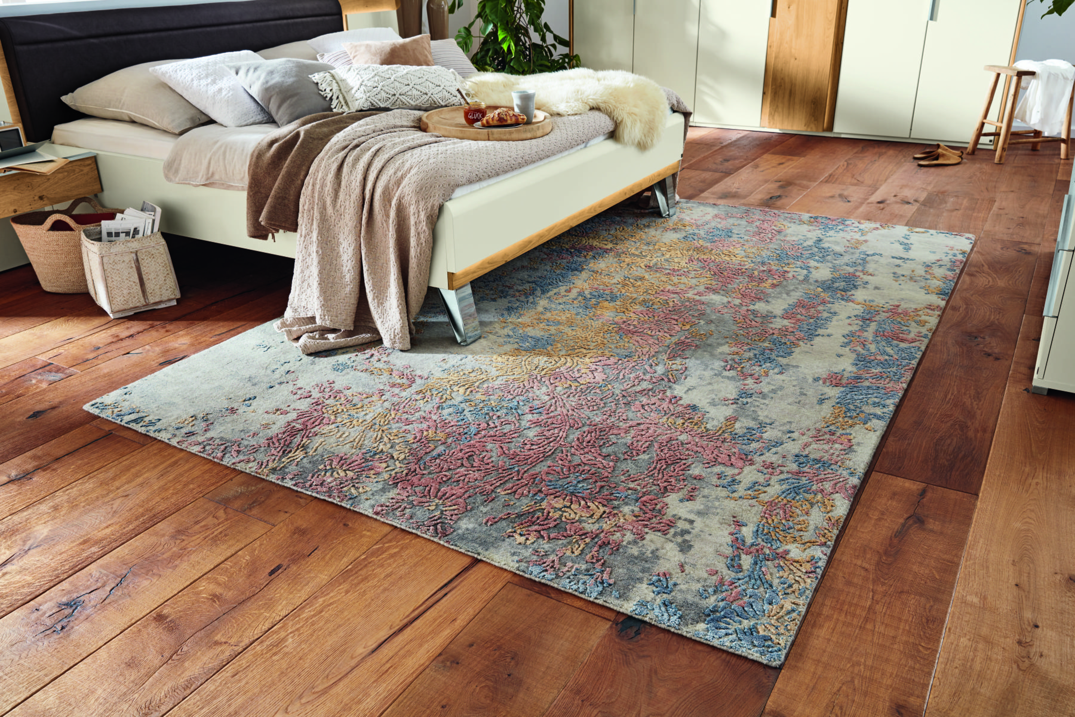 Orientalischer Webteppich Bunt Savannah Berry 70x140 cm - Multicolor, Design, Textil (70/140cm) - Musterring