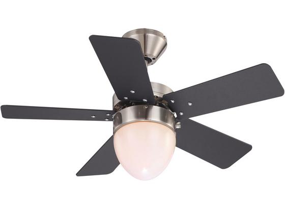 Deckenventilator Piko - Graphitfarben/Weiß, MODERN, Glas/Holz (76/41cm) Deckenventilator Piko - Graphitfarben/Weiß, MODERN, Glas/Holz (76/41cm)