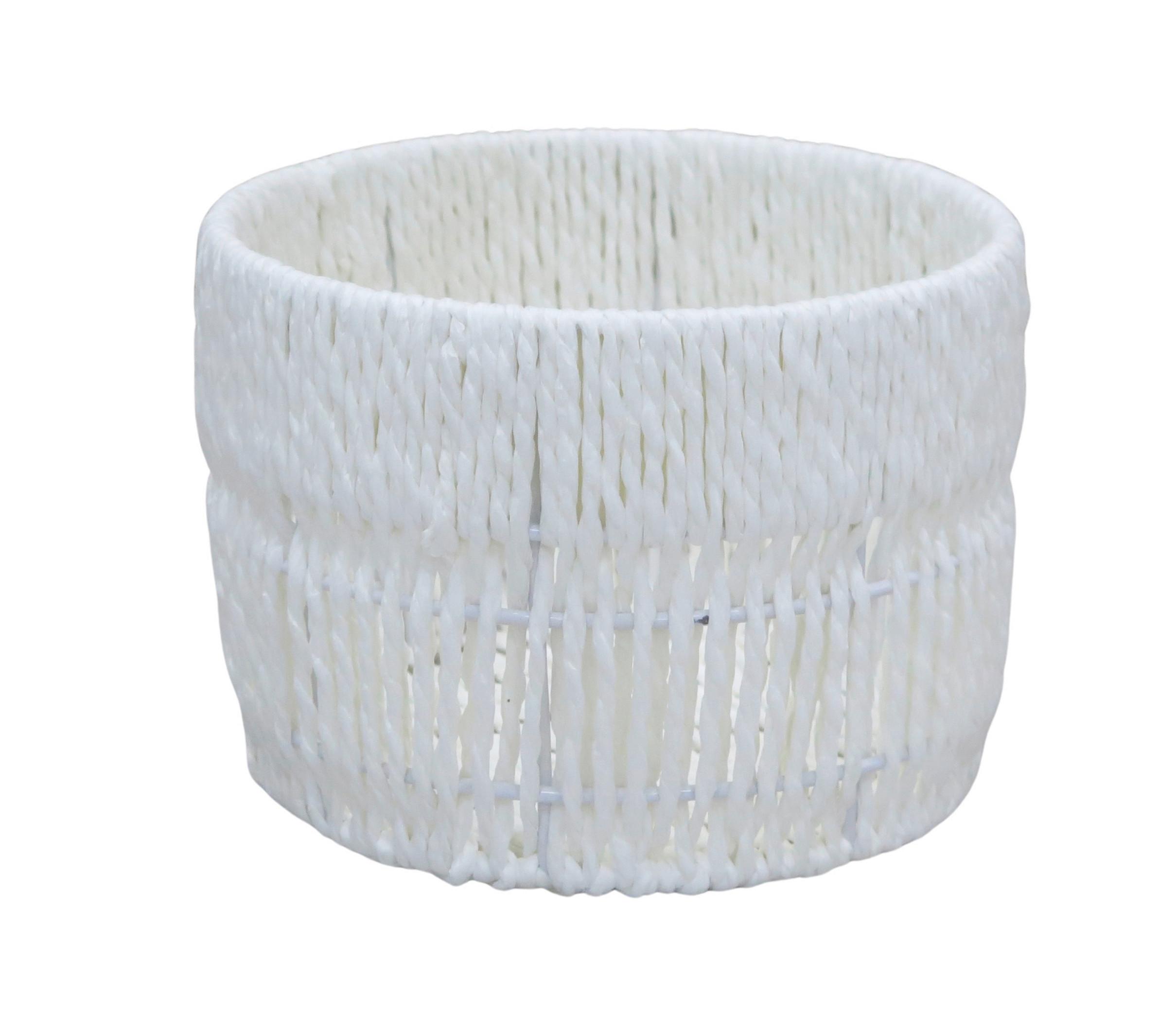Košík CASEI ROUND -S- CASEI ROUND - biela, Konventionell, kov/papier (18/13cm) - Mömax