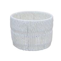 Košík CASEI ROUND -S- CASEI ROUND - biela, Konventionell, kov/papier (18/13cm) - Mömax
