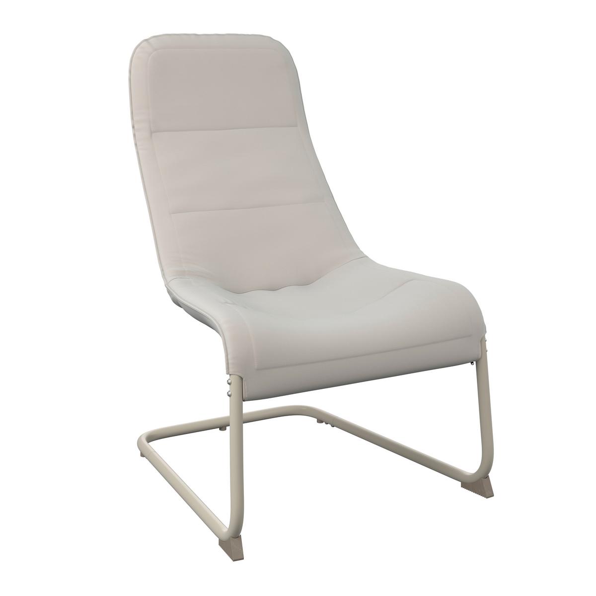 Dining-loungeset San Jose - Beige/Weiß, MODERN, Textil/Metall (67,5/45/106,5/45cm) - Beldano