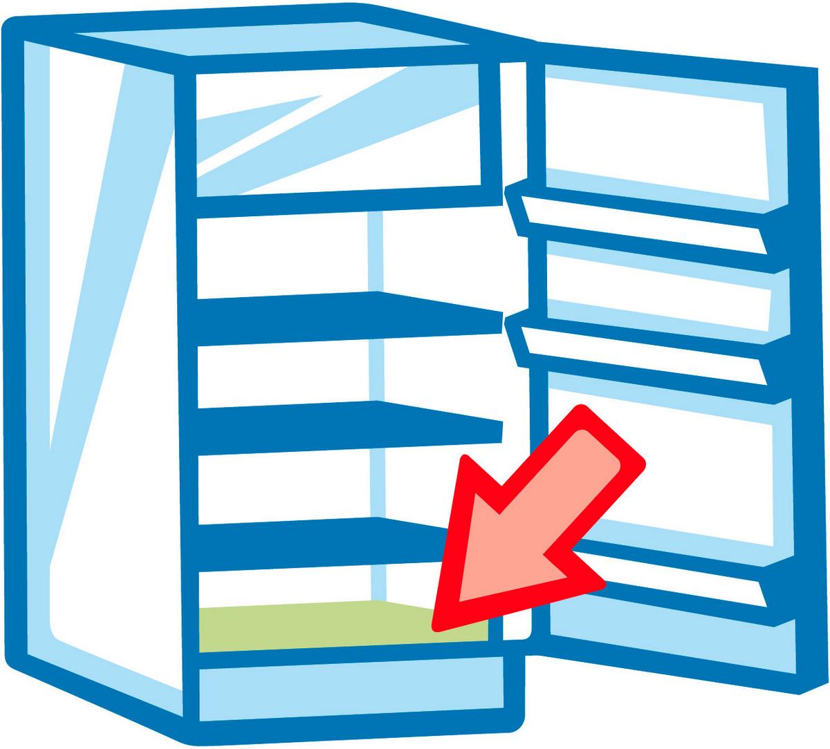 Párátlanító Hűtő - műanyag (23,4/1/30cm)