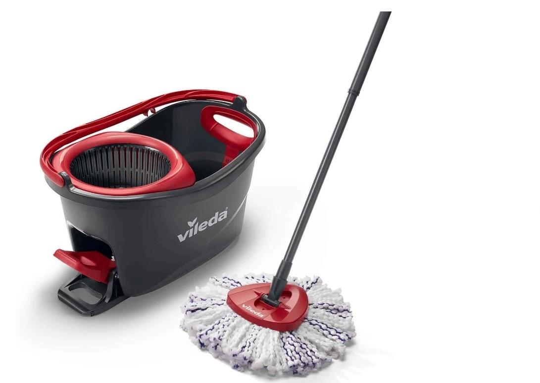 Sada na čistenie podláh VILEDA TURBO 3V1 - čierna/červená, Basics, plast (40/28,5/28,3cm) - Vileda