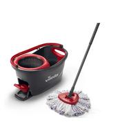 Čistící sada na podlahy VILEDA TURBO 3V1 - černá/červená, Basics, plast (40/28,5/28,3cm) - Vileda