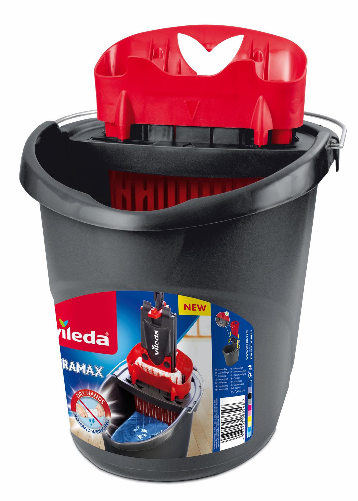 Ultramax Vödör Vileda F25223 - szürke, Konventionell, műanyag (15l) - Vileda