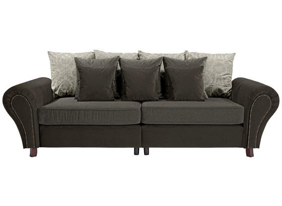 Bigsofa Living - Hellbraun/Wengefarben, ROMANTIK / LANDHAUS, Holz/Textil (265l) - James Wood Bigsofa Living - Hellbraun/Wengefarben, ROMANTIK / LANDHAUS, Holz/Textil (265l) - James Wood