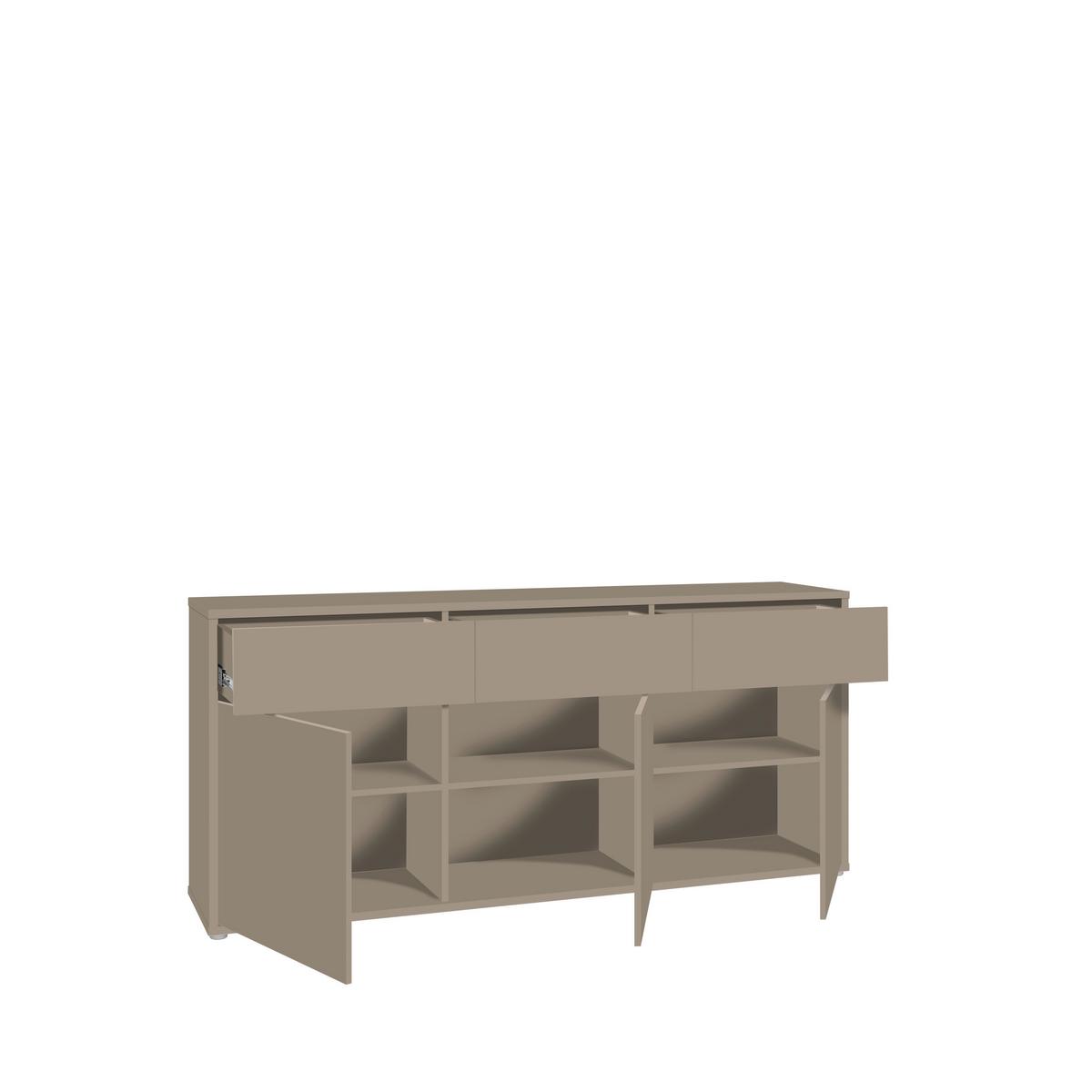 KOMODA ALICE SPRINGS - taupe, Modern, kompozitné drevo (184,2/83,1/41,5cm)