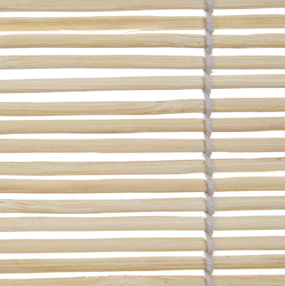 Raffrollo Willi Transparent Bambus 60x180 cm - Naturfarben, KONVENTIONELL, Holz (60/180cm) - Ondega