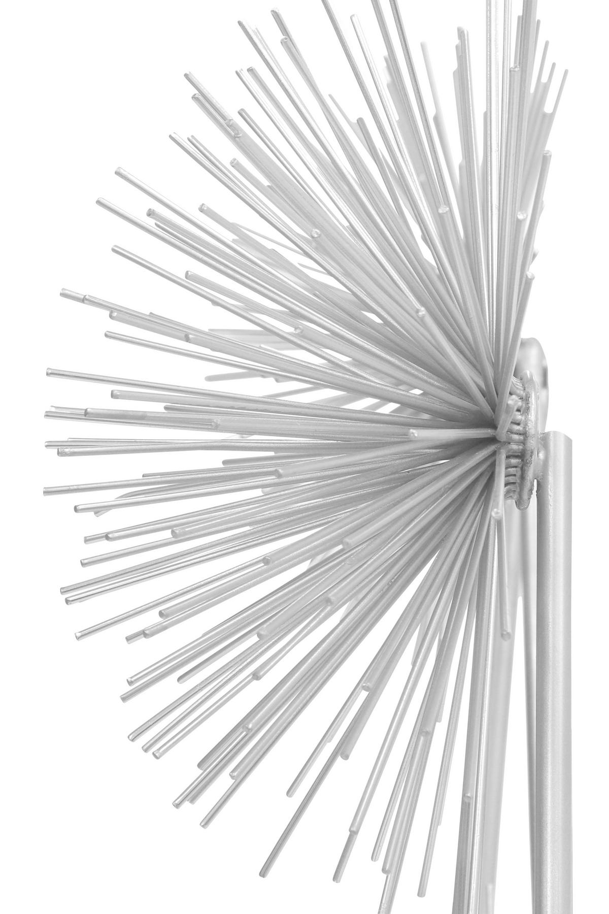 DEKORACE NA ZEĎ DOMIZIL - barvy stříbra, Lifestyle, kov (61/15/80cm)