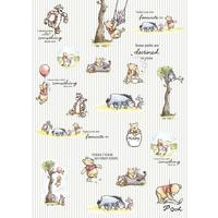 Vliestapete Winnie Pooh Multicolor, B/H: 200x280cm - Multicolor, Basics, Papier (200/280cm) - Disney