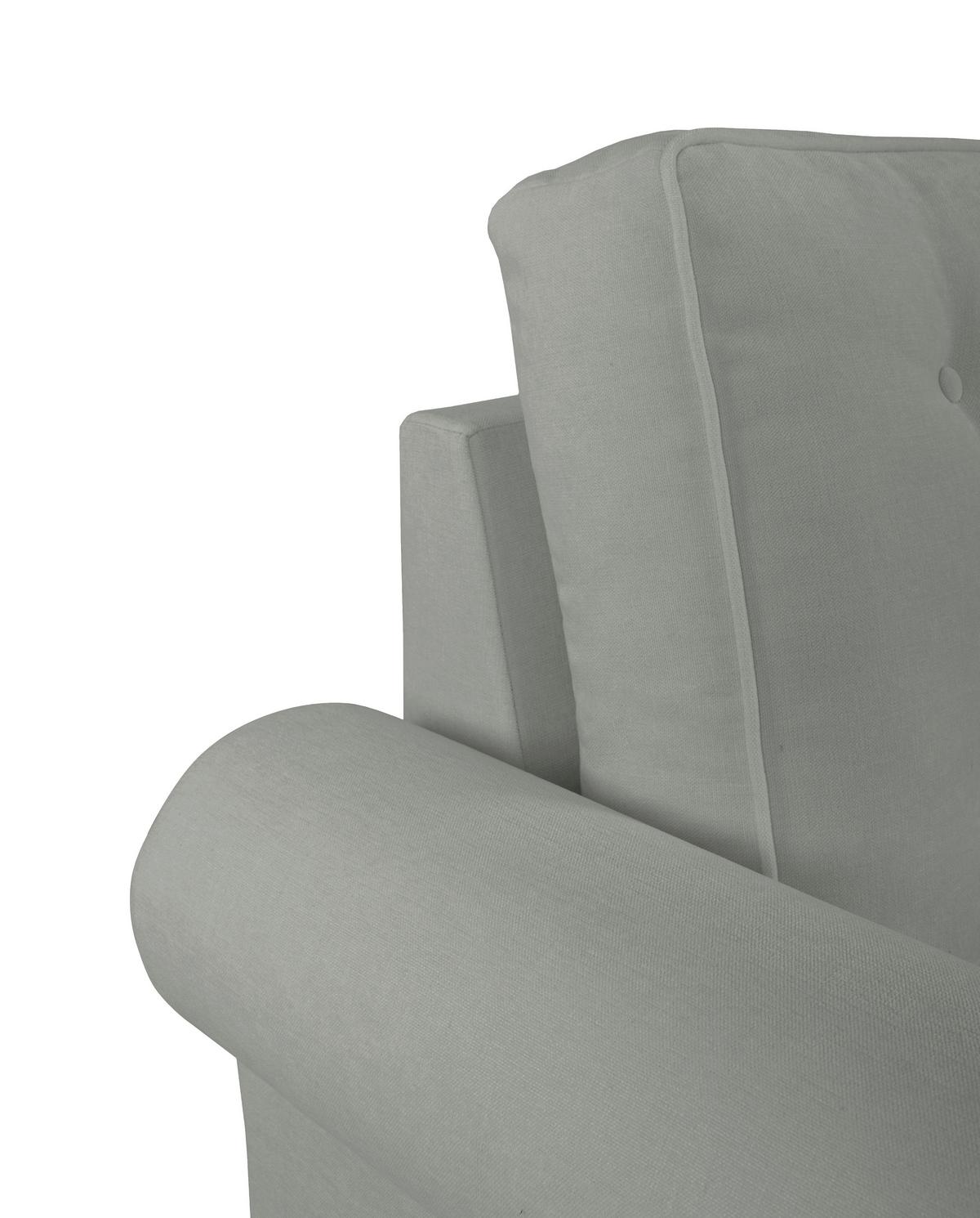 Sessel Arles, Dunkelgrau 89 B: 93 Cm - Dunkelgrau/Buchefarben, Design, Textil (93/89/82cm) - MID.YOU