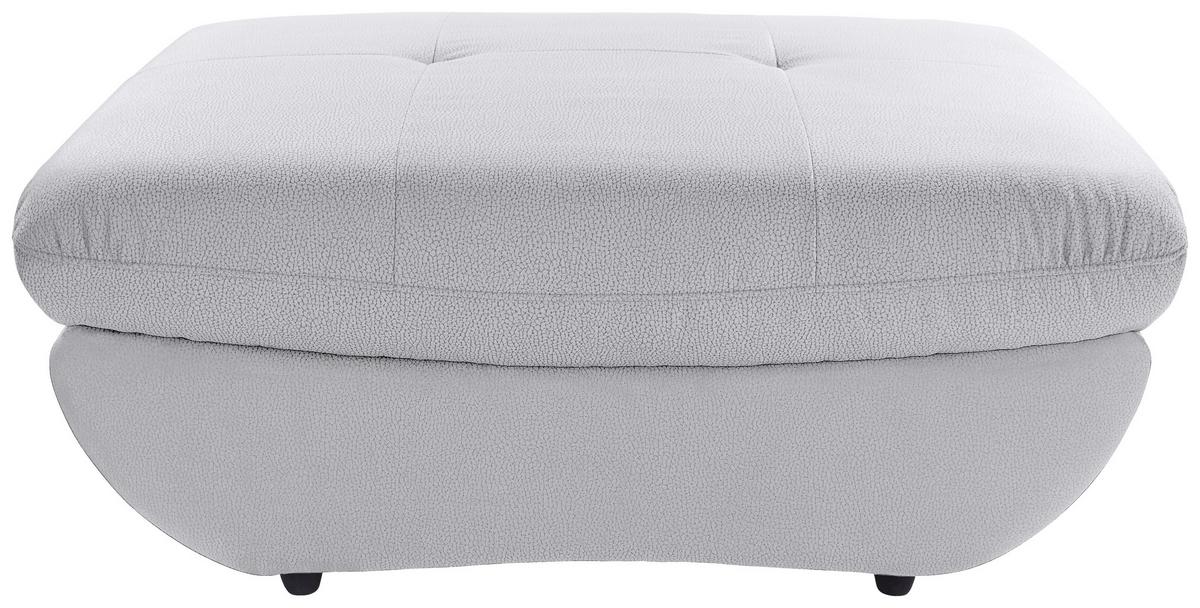 Taburetka s úložným priestorom Park, svetlosivá - čierna/svetlosivá, Modern, textil/plast (107/43/75cm) - Luca Bessoni