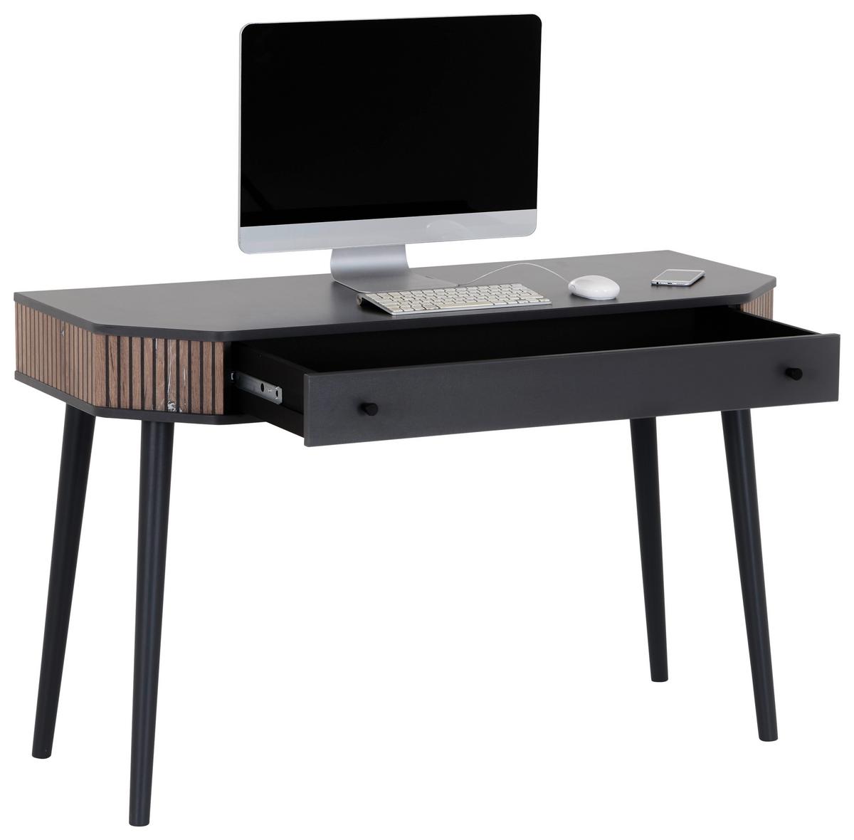 Schreibtisch B 120cm H 76,4cm Primo Snrb01 Anthrazit - MODERN, Holz/Holzwerkstoff (120/76,4/50cm)