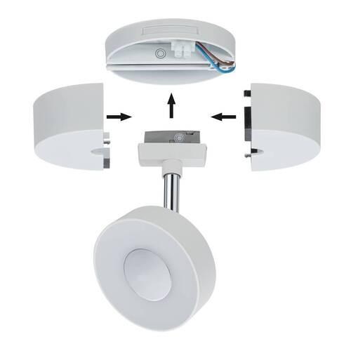 Schienensystem Urail Strahler Aufhängung 96821 in Weiß - Weiß, Basics, Kunststoff (10/3,55cm) - Paulmann